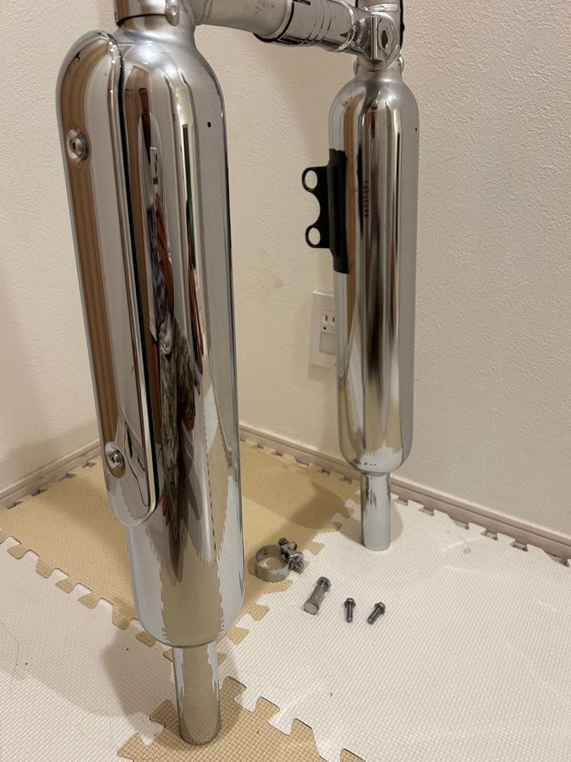 カワサキ 2024年モデルより取外し　メグロ800 K3 w800 純正マフラー