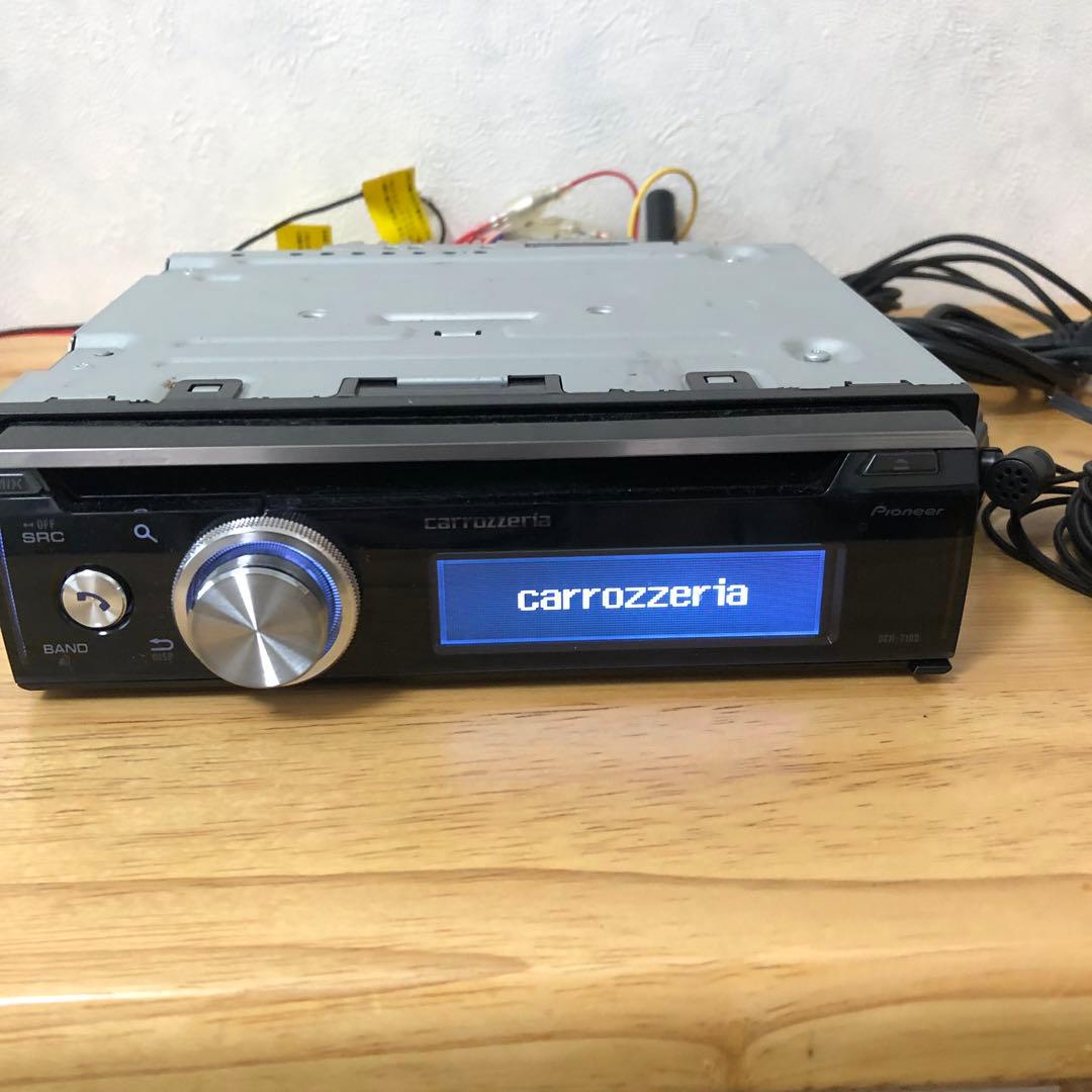 《中古》パイオニア　カロッツェリア　DEH-7100 1DIN カーオーディオ