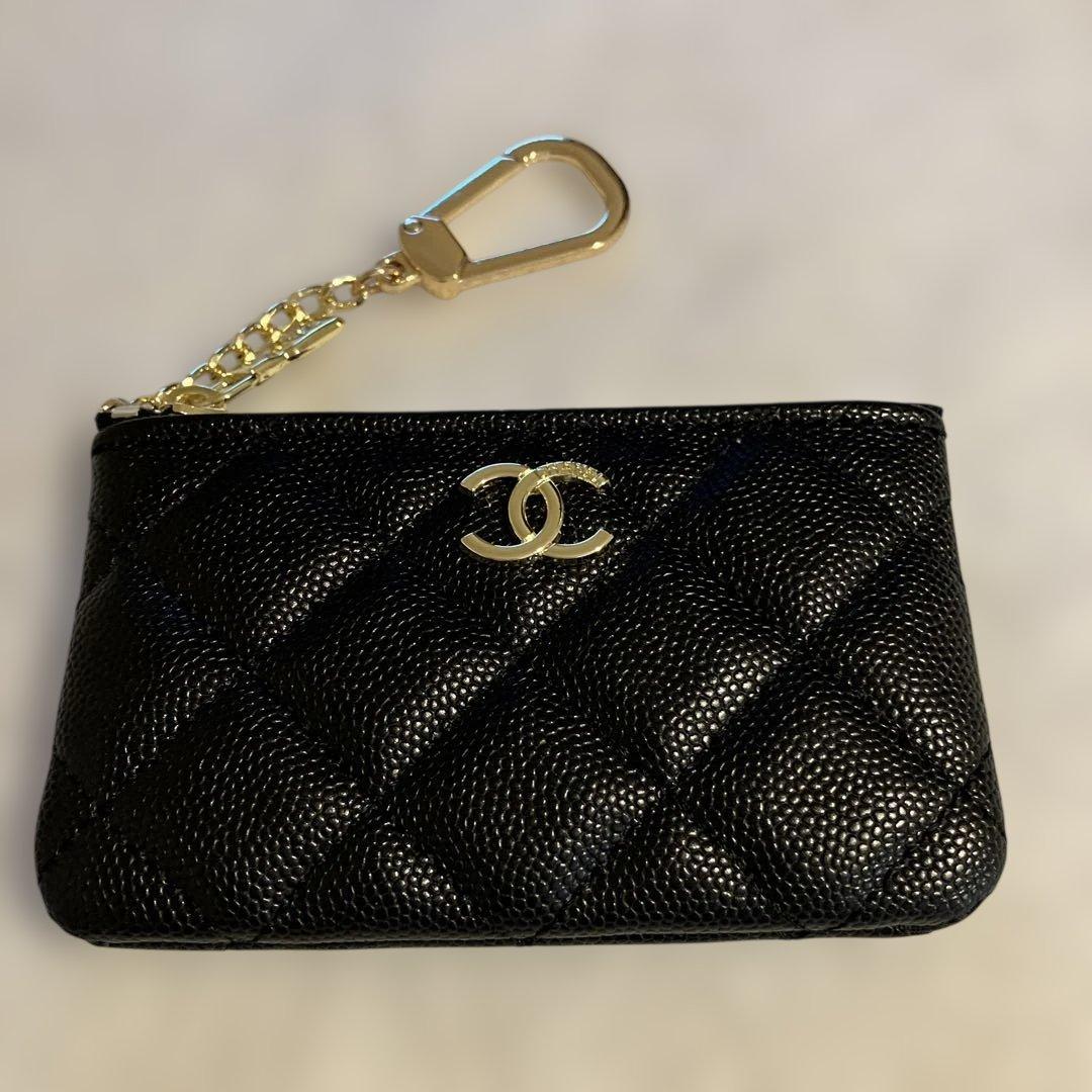 【翌日発送】CHANEL キルティング ケース 黒　ノベルティ