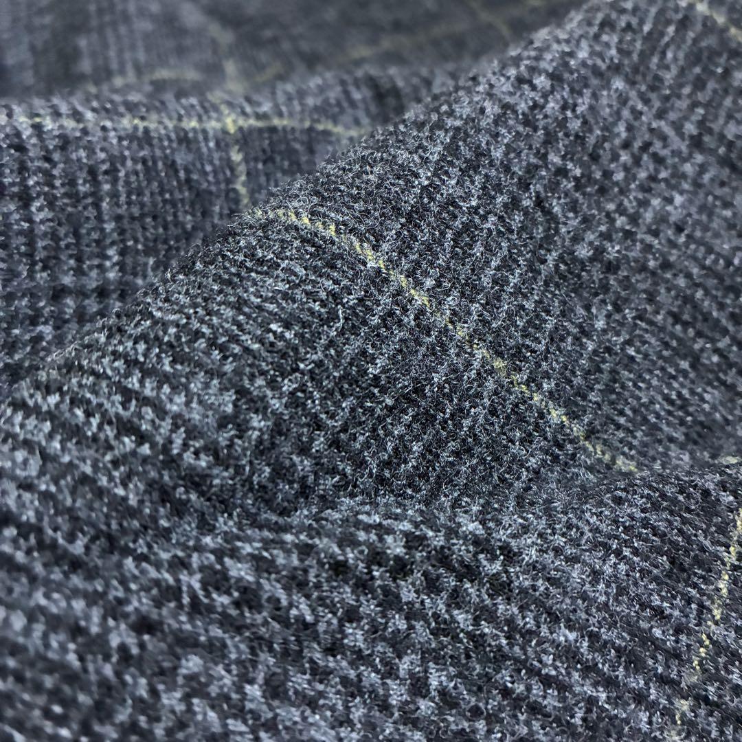 ダントン ウール イージーパンツ グレンチェック 日本製