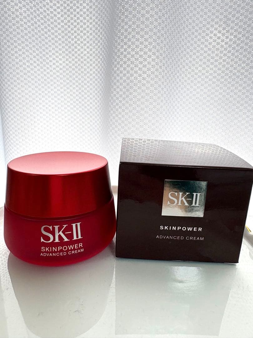 未使用！SK-II スキンパワーアドバンストクリーム80g スパチュラ付き