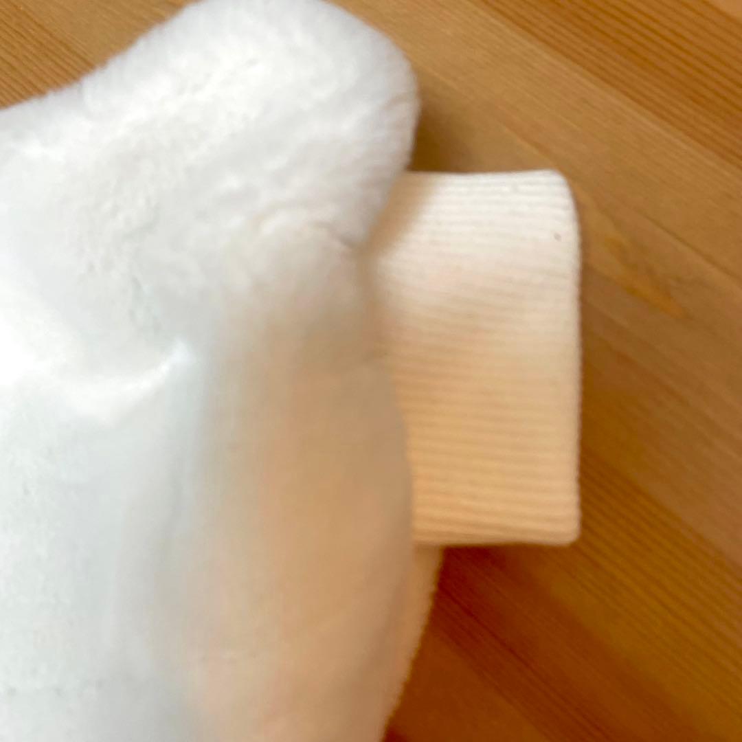 リボンうさみみファーブルゾン ホワイト 0