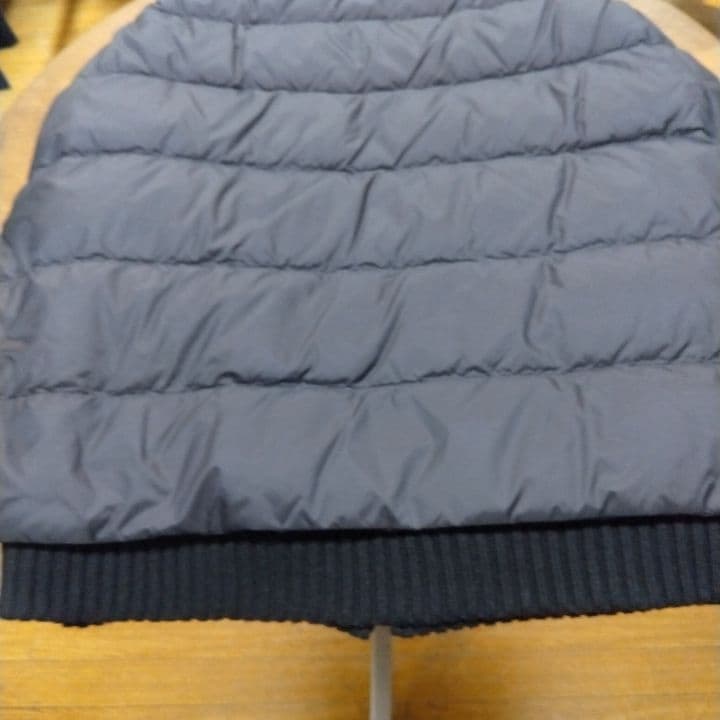 リバーシブル黒ダウン&毛皮ラビット M-Lサイズ最終価格