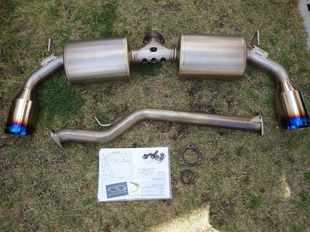 RAV4 ガナドール フルチタンマフラー　その①