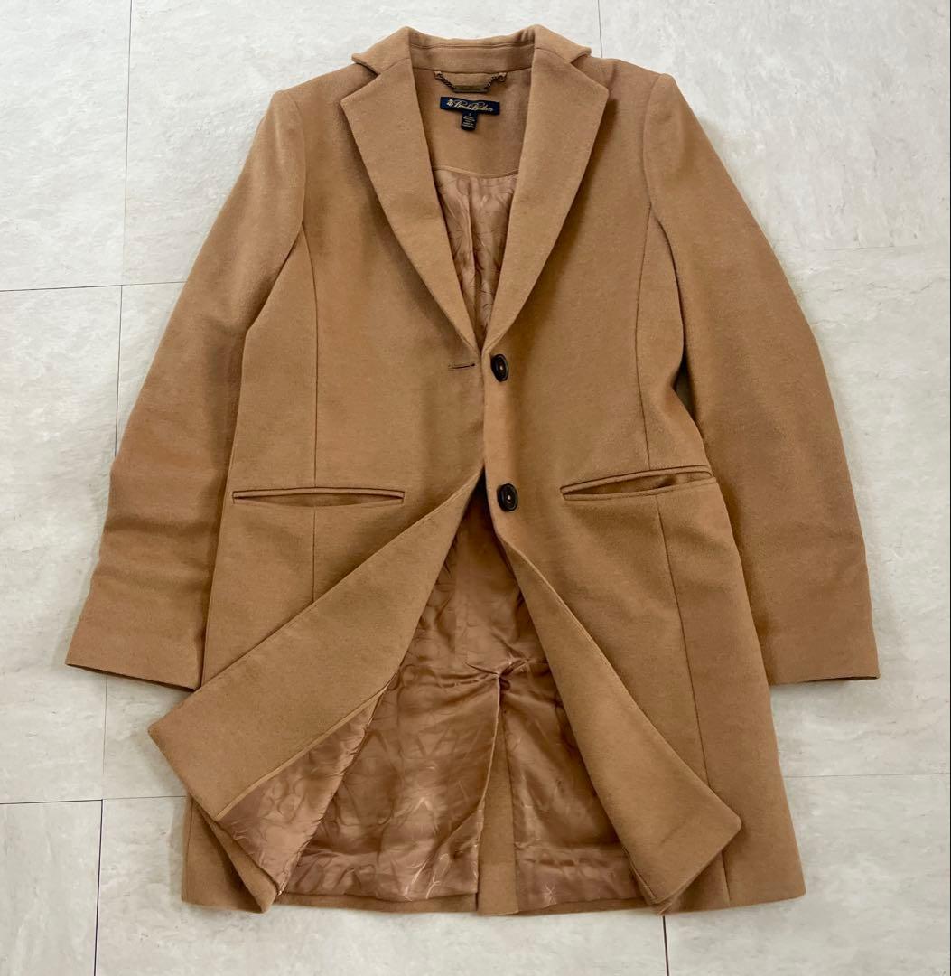 高級✨美品✨ ブルックスブラザーズ キャメル100% チェスターコート サイズ2