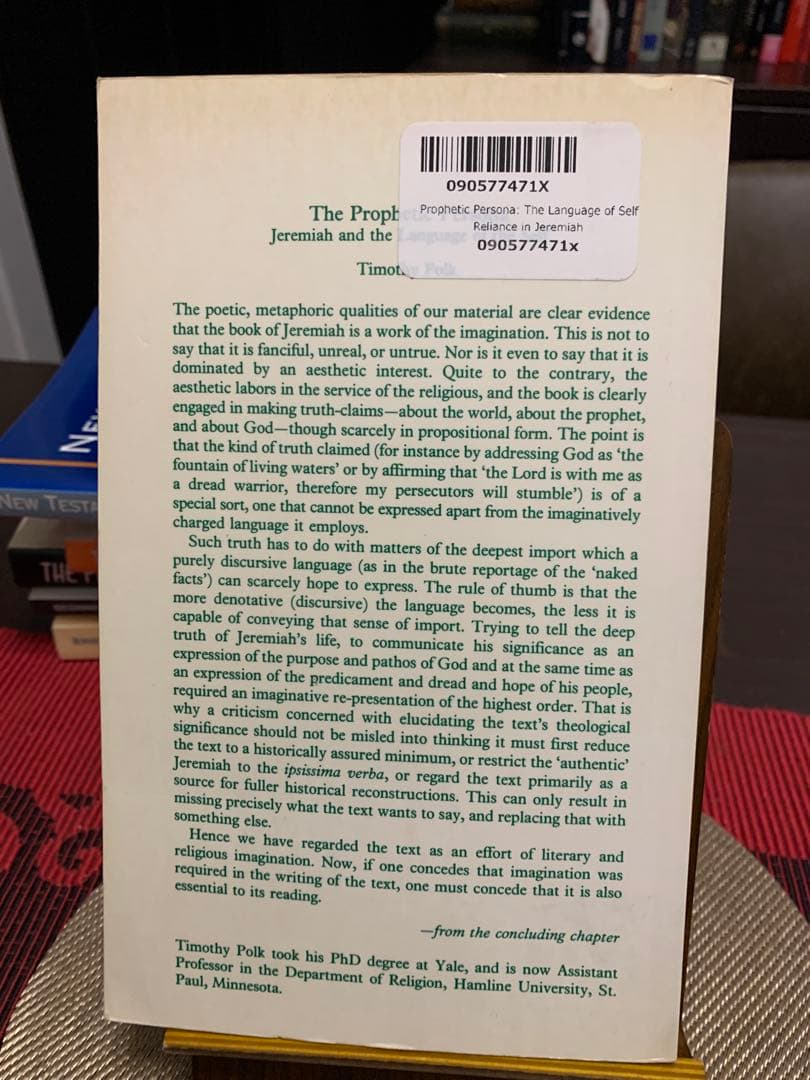 希少　THE PROPHETIC PERSONA Timothy Polk