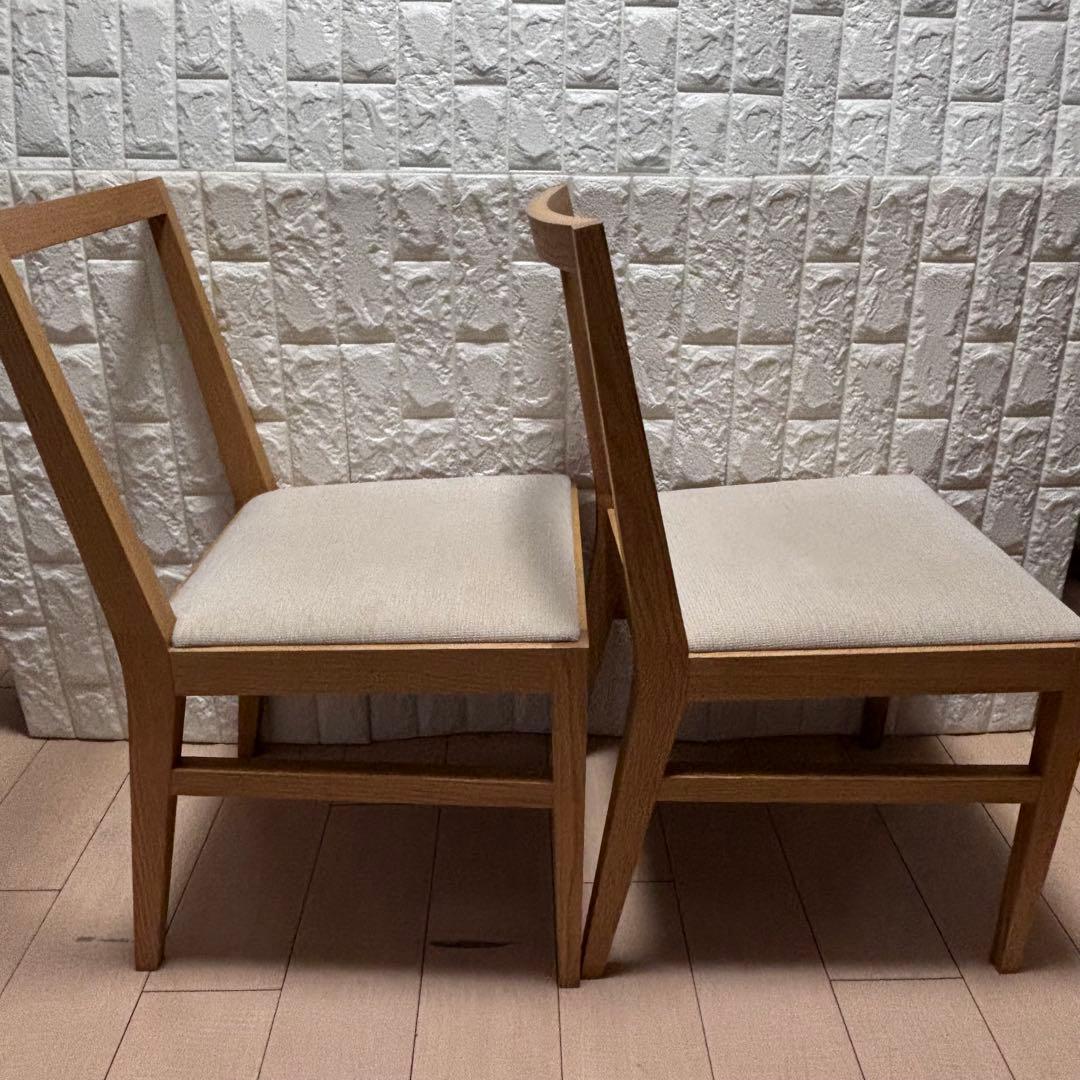 ミント様　美品　藤栄　タッグアームチェア　2脚セット　ダイニングチェア　天然木