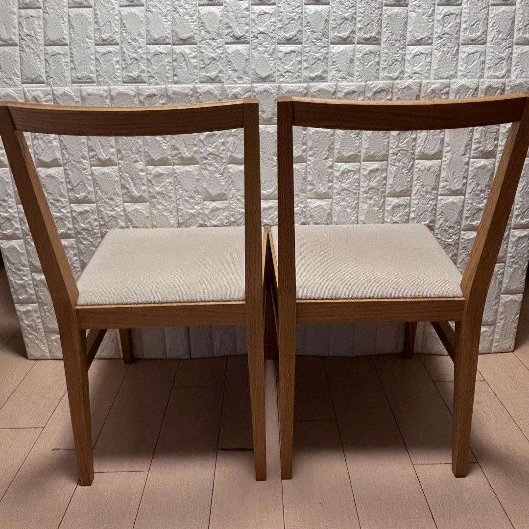 ミント様　美品　藤栄　タッグアームチェア　2脚セット　ダイニングチェア　天然木