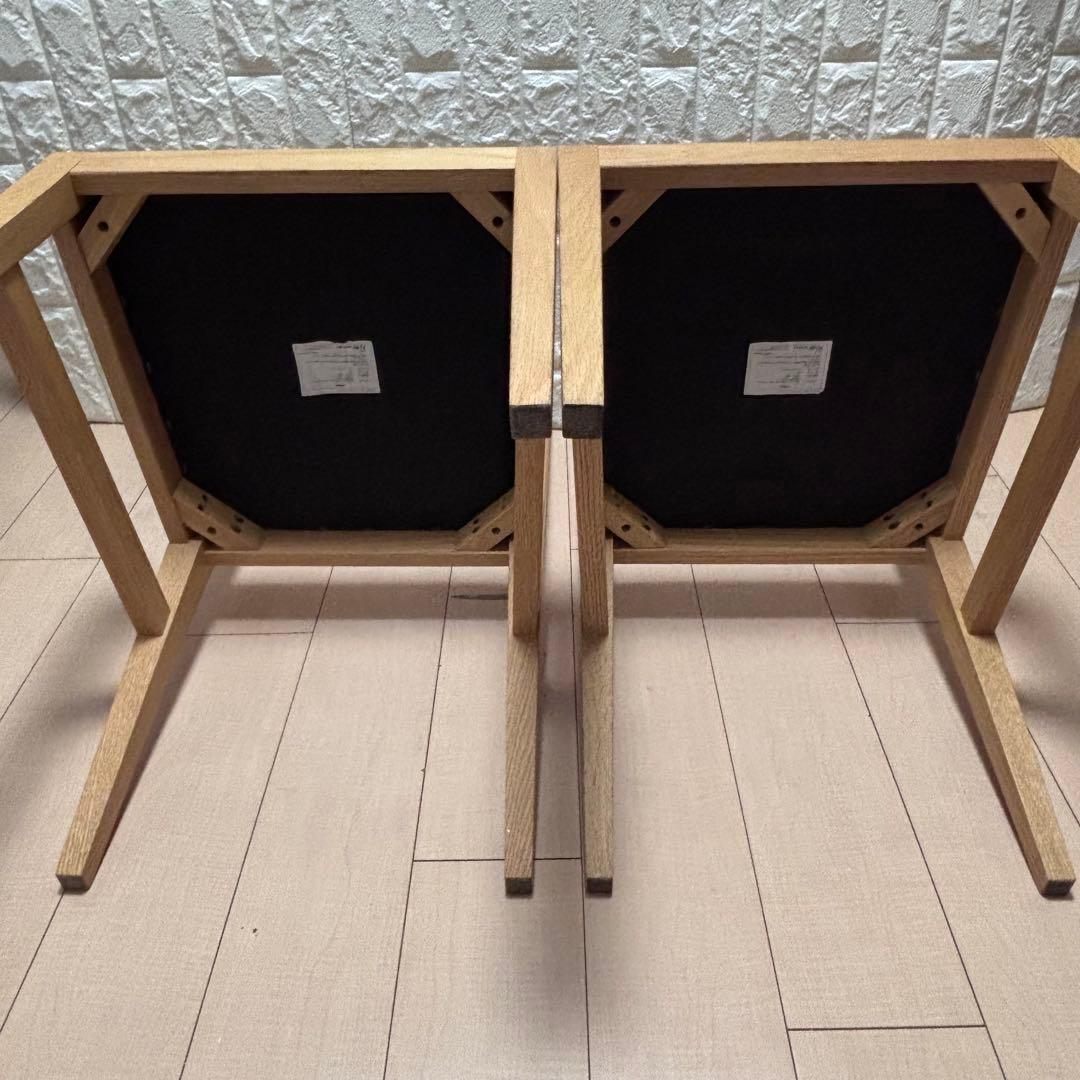 ミント様　美品　藤栄　タッグアームチェア　2脚セット　ダイニングチェア　天然木