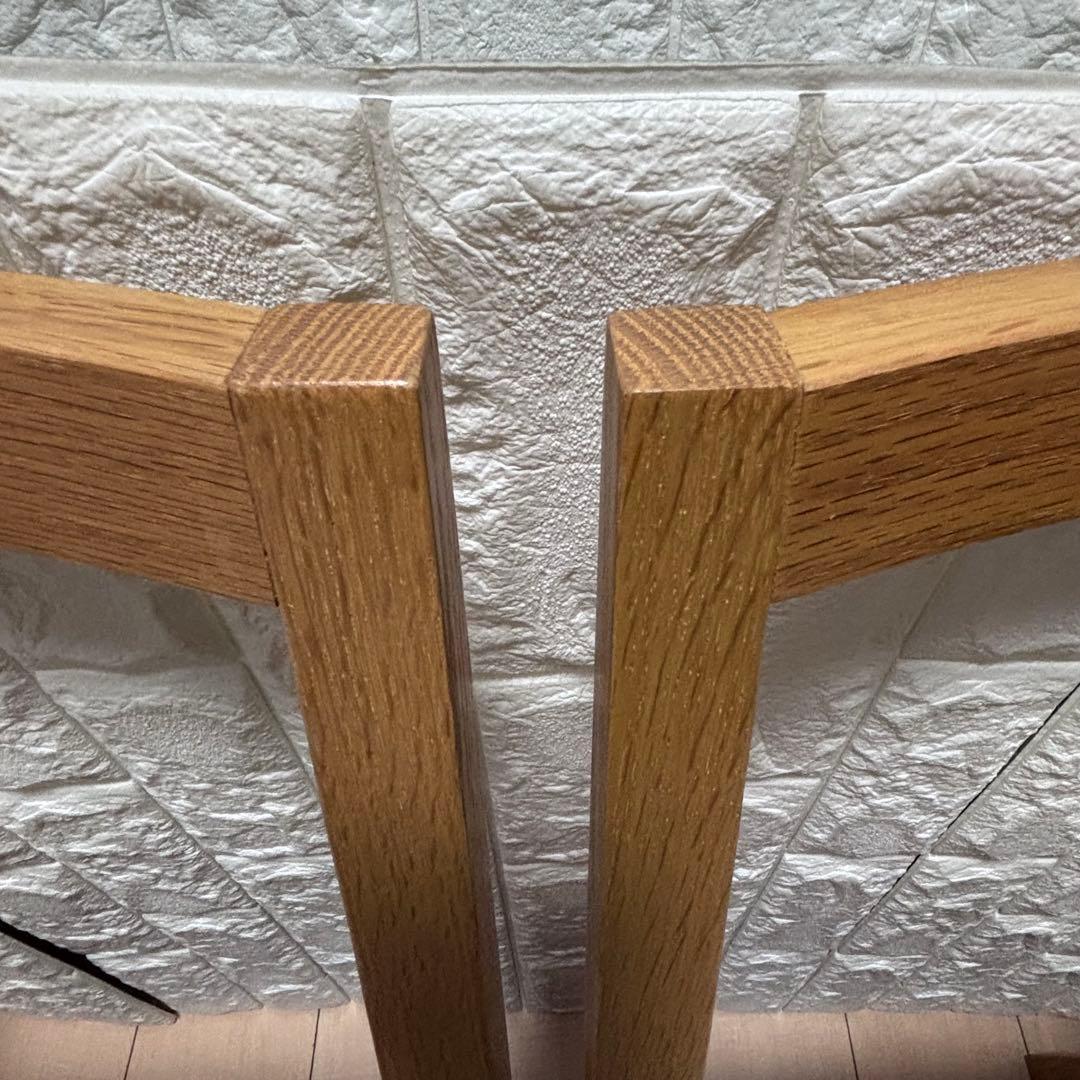 ミント様　美品　藤栄　タッグアームチェア　2脚セット　ダイニングチェア　天然木