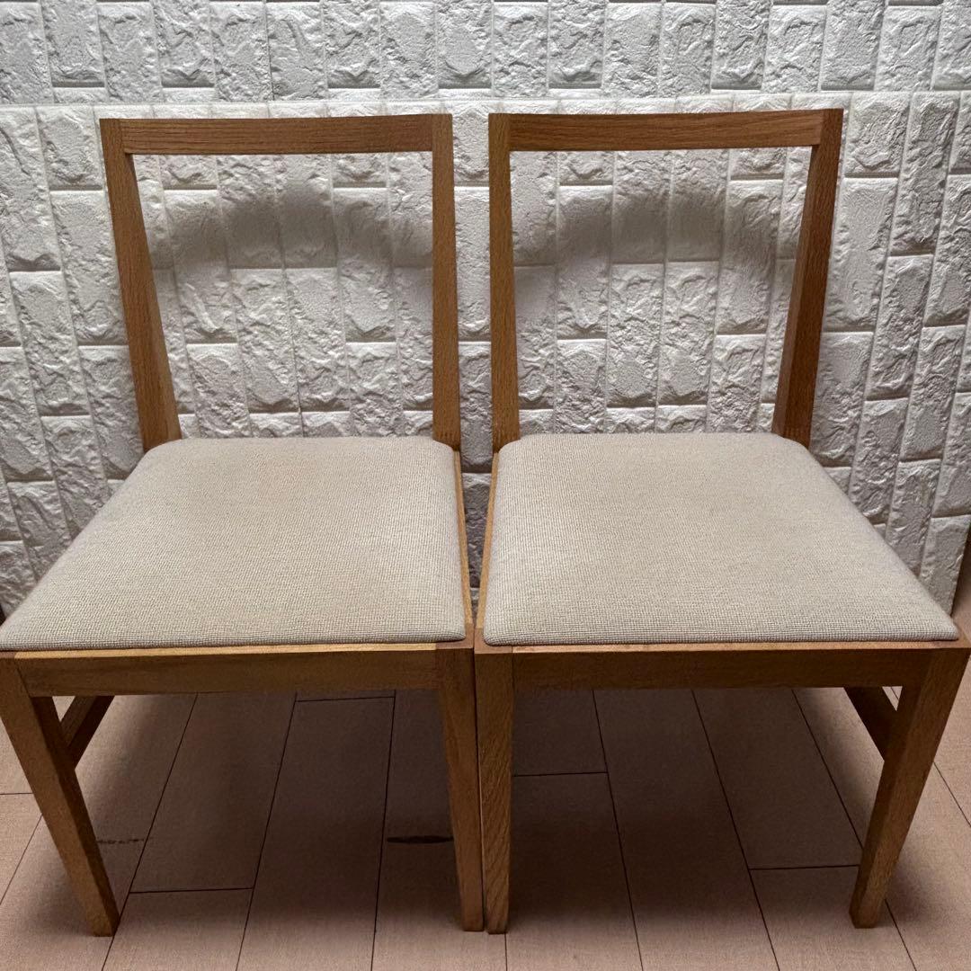 ミント様　美品　藤栄　タッグアームチェア　2脚セット　ダイニングチェア　天然木