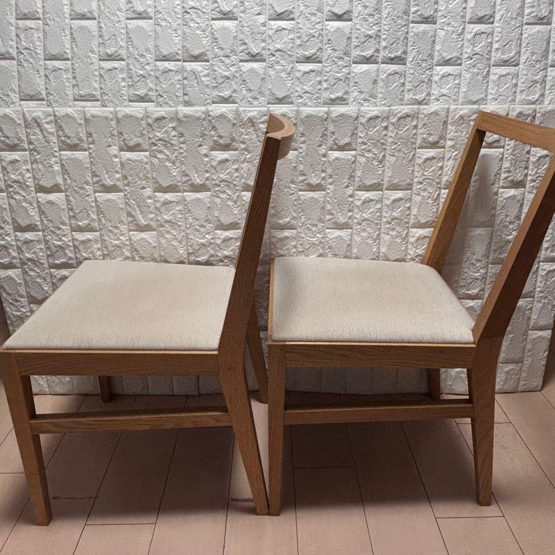 ミント様　美品　藤栄　タッグアームチェア　2脚セット　ダイニングチェア　天然木