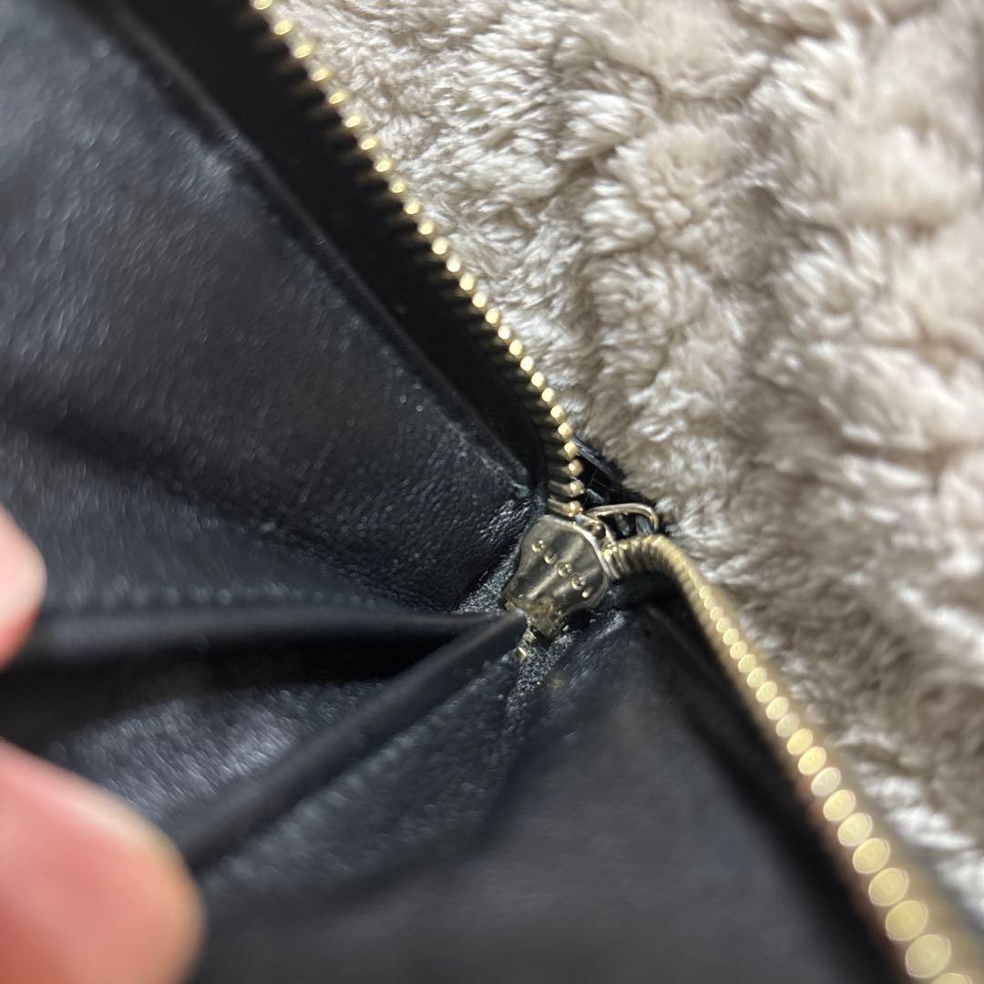Gucci 黒 レザー 長財布