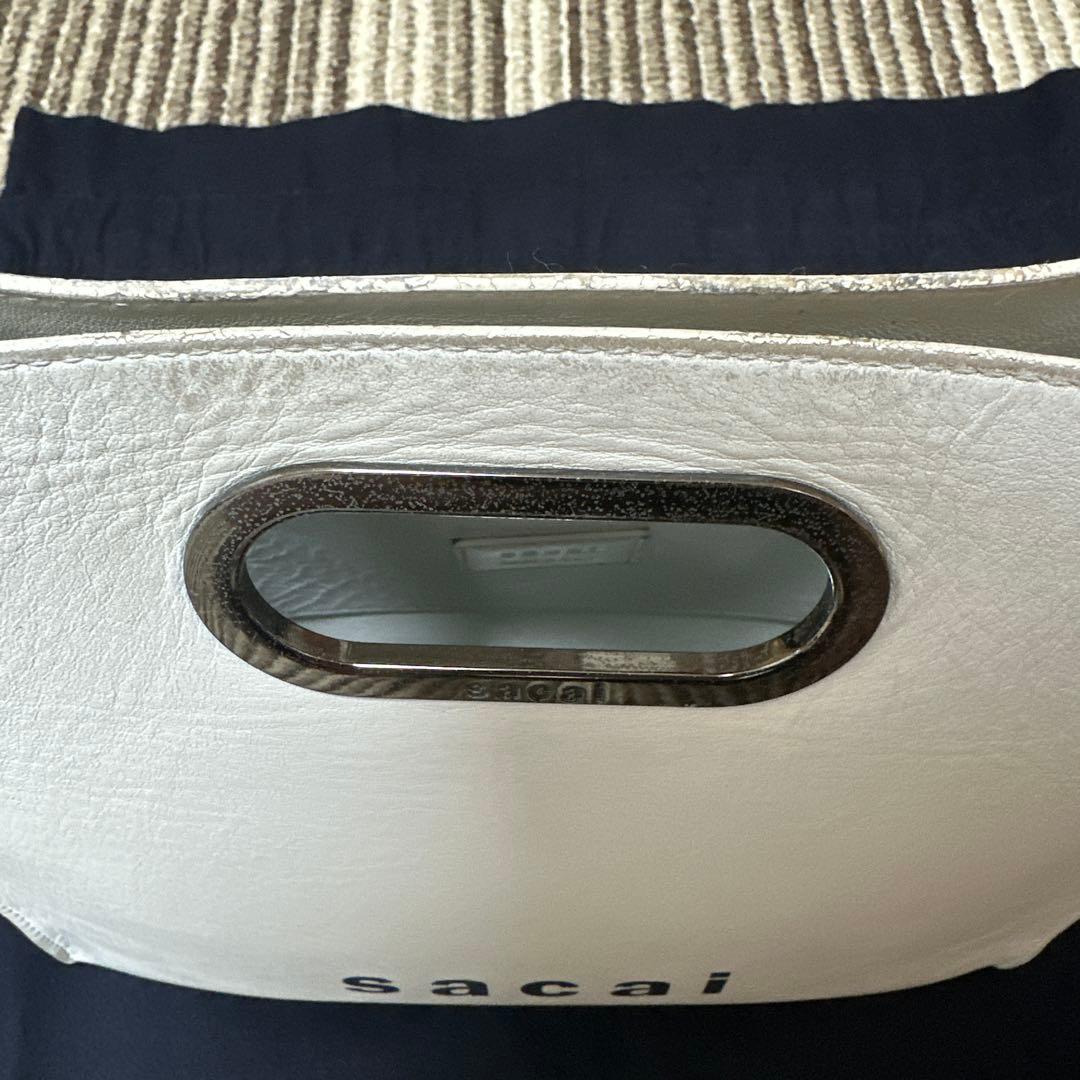 sacai ショッパー バッグ 白