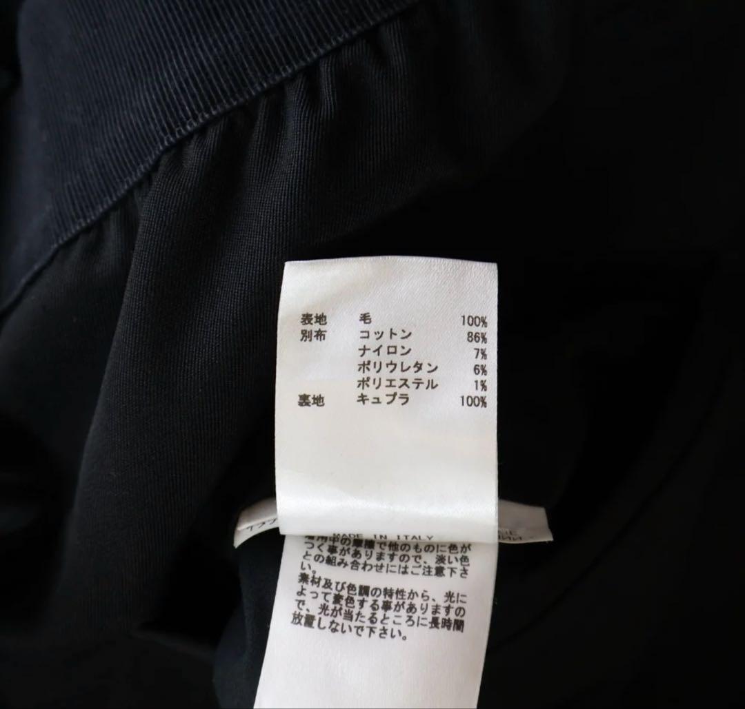 JIL SANDER 22SS ウエストゴム ギャザー スラックス ブラック