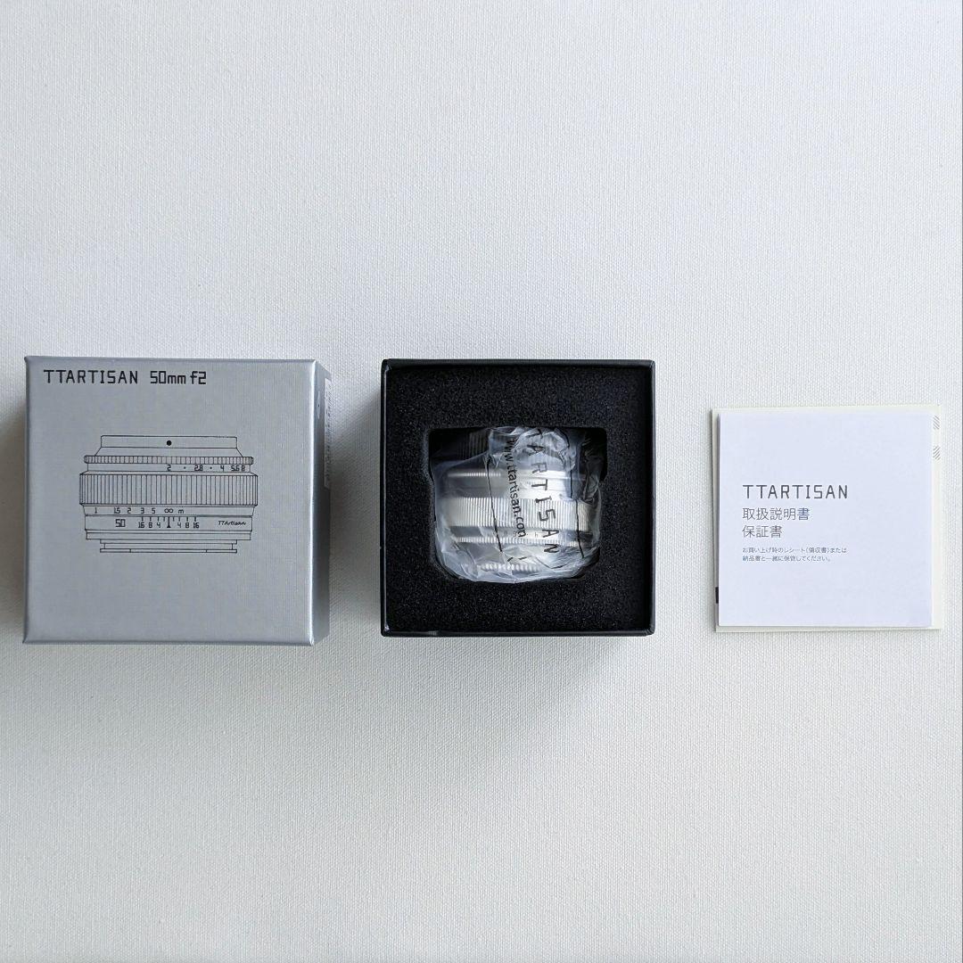 TTArtisan 50mm f/2 シルバー Lマウント