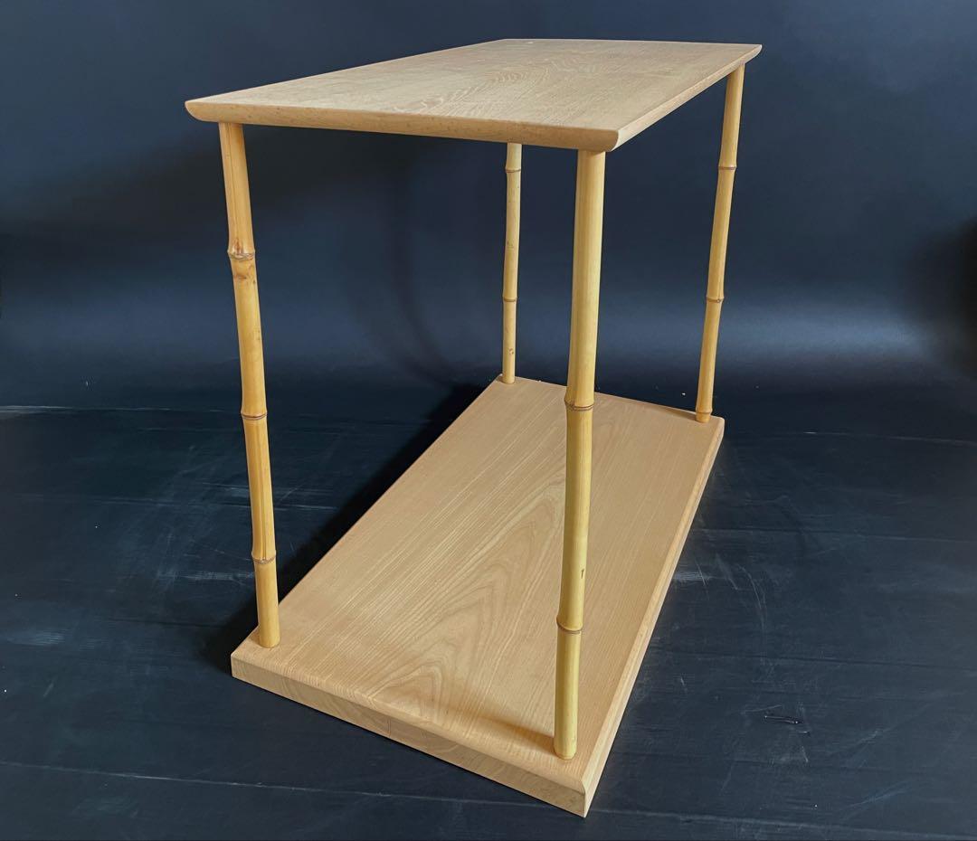 「祖」 竹台子 行の台子 台子 組立式 紙箱 茶道具 （123F④）