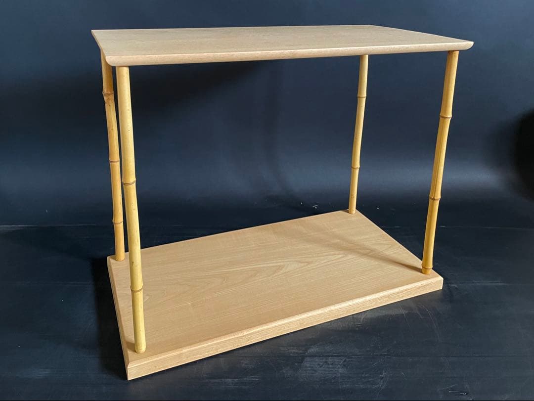 「祖」 竹台子 行の台子 台子 組立式 紙箱 茶道具 （123F④）