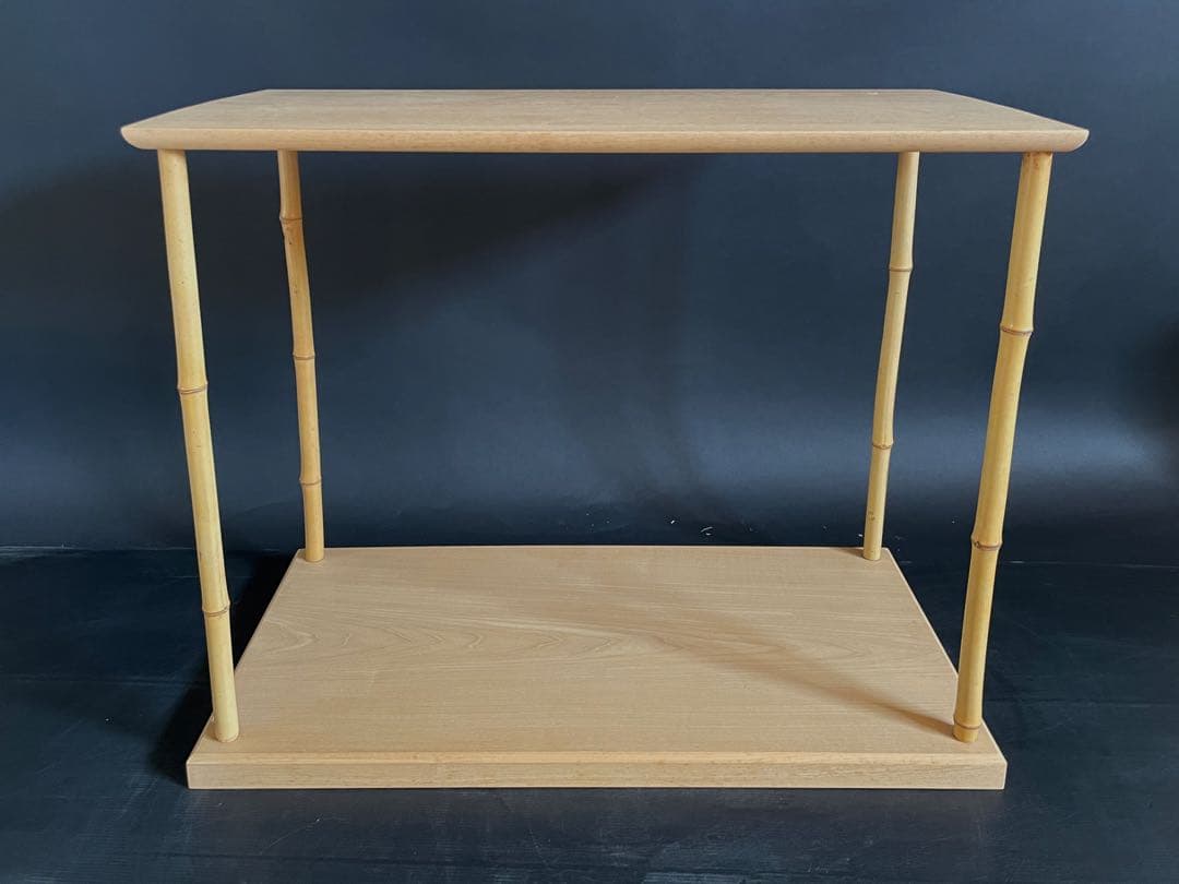 「祖」 竹台子 行の台子 台子 組立式 紙箱 茶道具 （123F④）