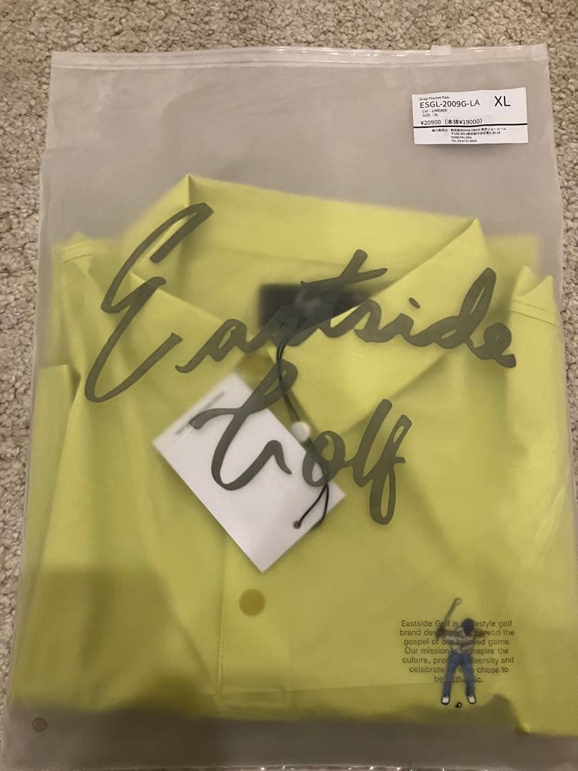 Eastside Golf ポロシャツ XL ライムグリーン