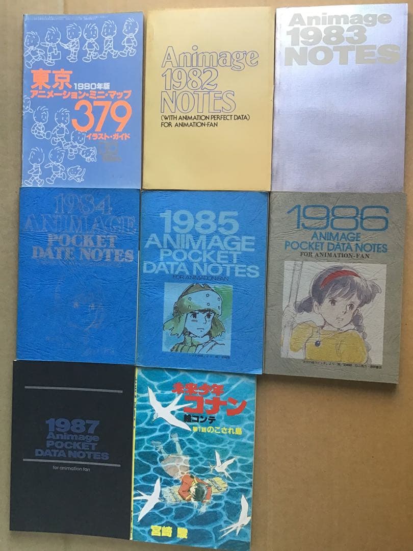 80年代　アニメージュ　付録セット