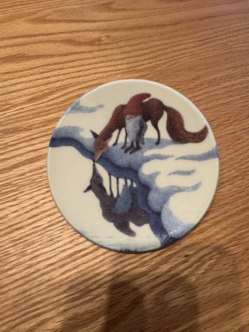 ARABIA アラビア・トムテと狐のクリスマスプレート・レンナート ヘルイェ