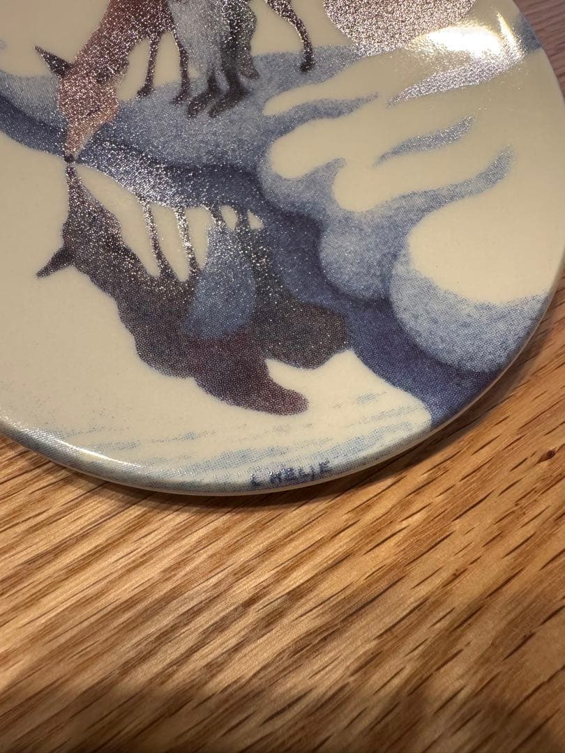 ARABIA アラビア・トムテと狐のクリスマスプレート・レンナート ヘルイェ