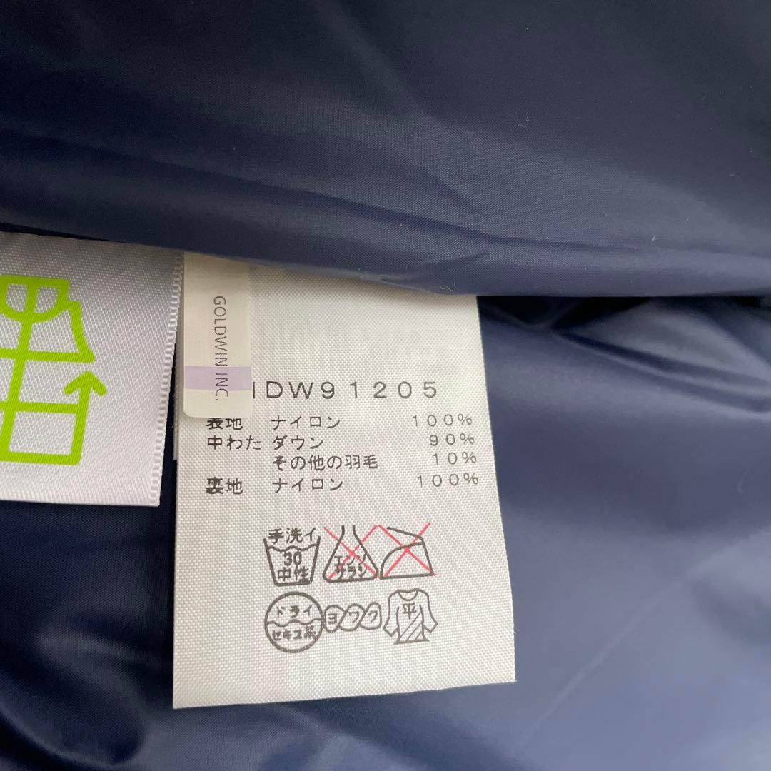 極美品THE NORTH FACE フード付きダウンベスト ネイビー