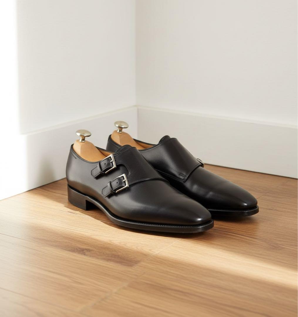 旧ロゴ 黄箱 JOHN LOBB CHAPEL 7Eミスティカーフ 極美品