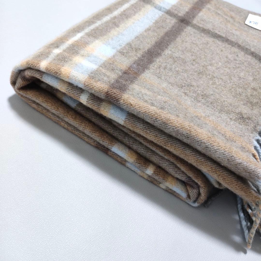 ジョンストンズ オブ エルガン 大判ストール カシミヤ100%