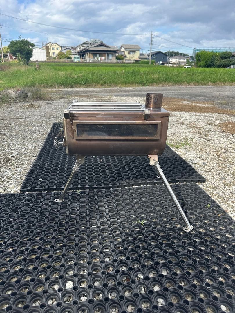 テンマクデザイン　ウッドストーブ サイドビューM（ 煙突63mm）