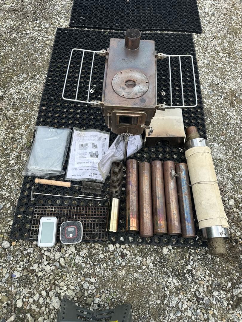 テンマクデザイン　ウッドストーブ サイドビューM（ 煙突63mm）