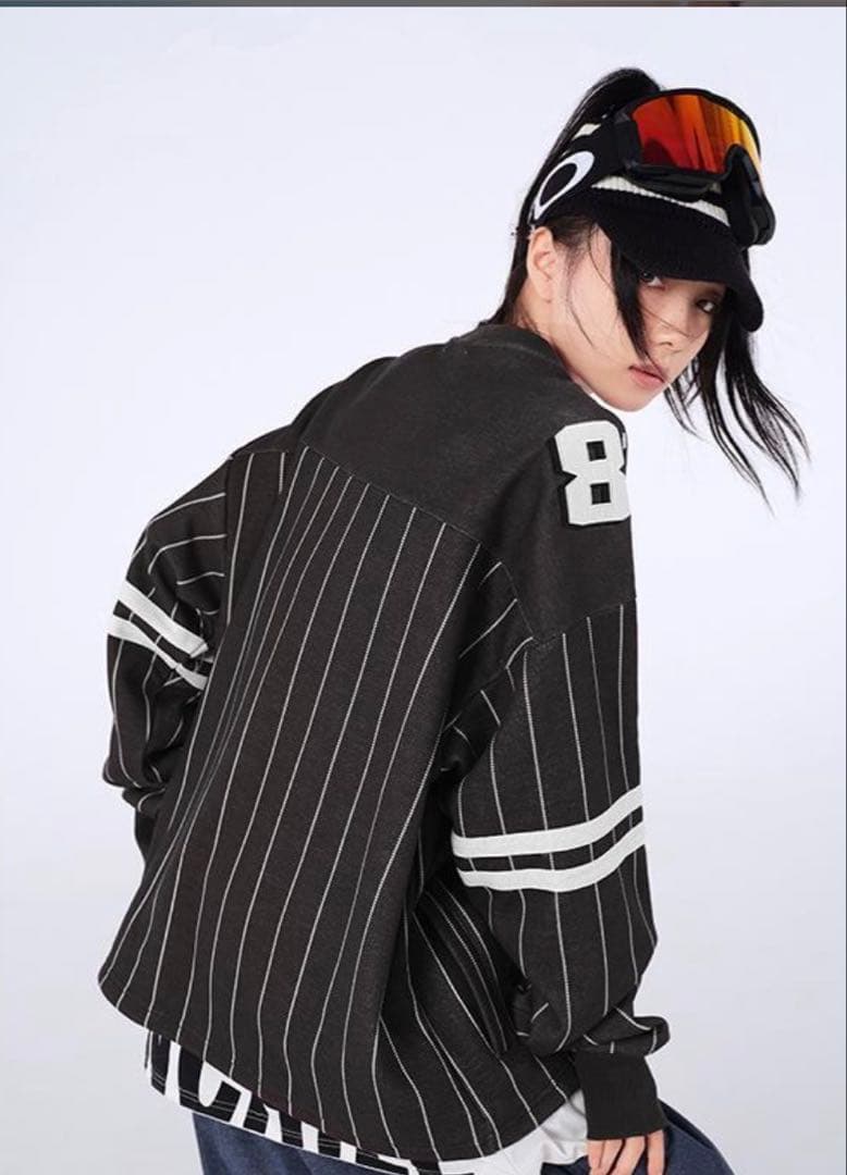 新品スノーボード ウェア スキー ウェア ストライプ柄 スノー用品 防水防寒防風