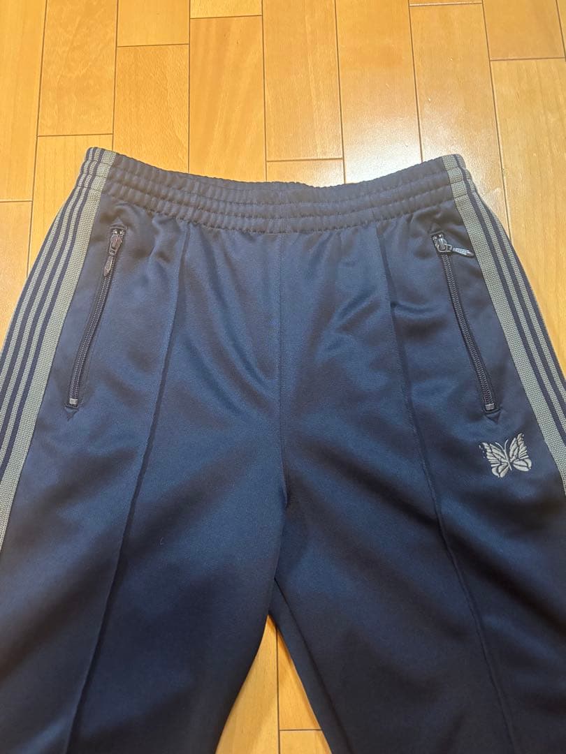 Needlesトラックパンツ S NAVY×GRAY ストレート