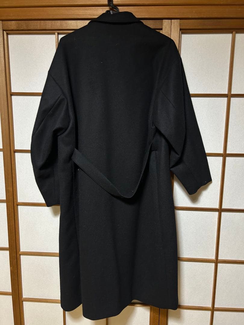 HYKE チェスターコート　黒　サイズ1