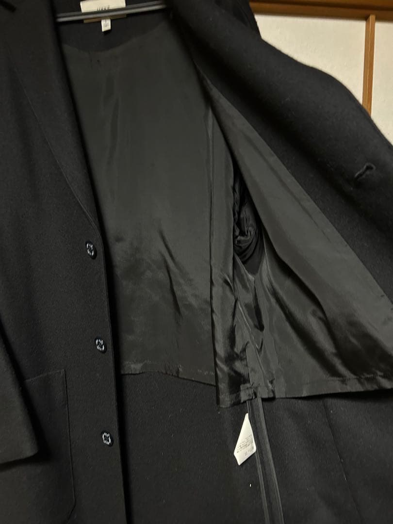 HYKE チェスターコート　黒　サイズ1