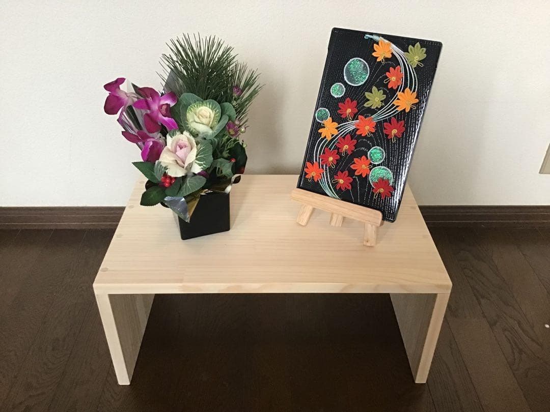 【mou_mou♡】コの字ラック 2台セット　木製棚　ハンドメイド　飾り棚