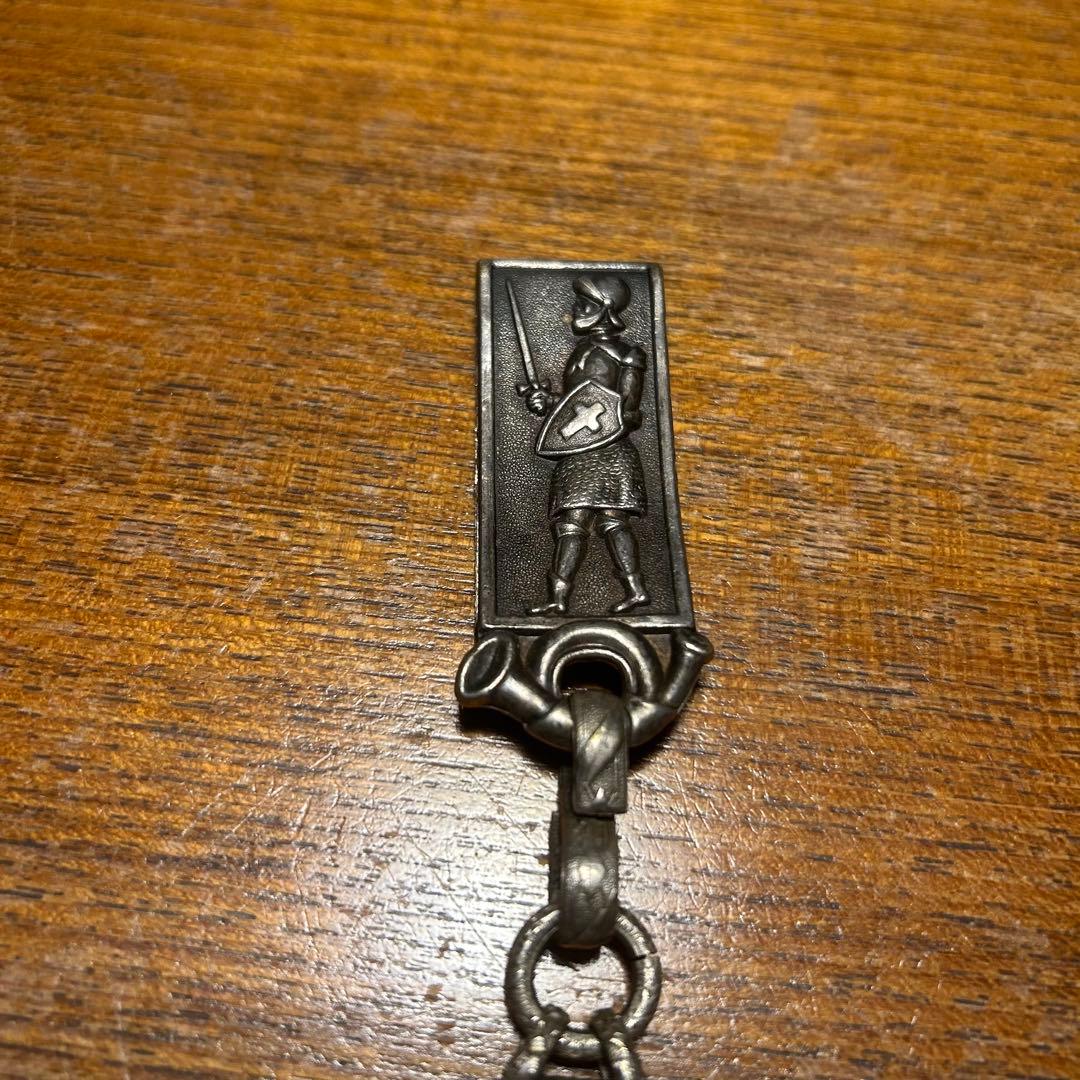 アンティーク ソードチェーン フリーメイソン シルバー