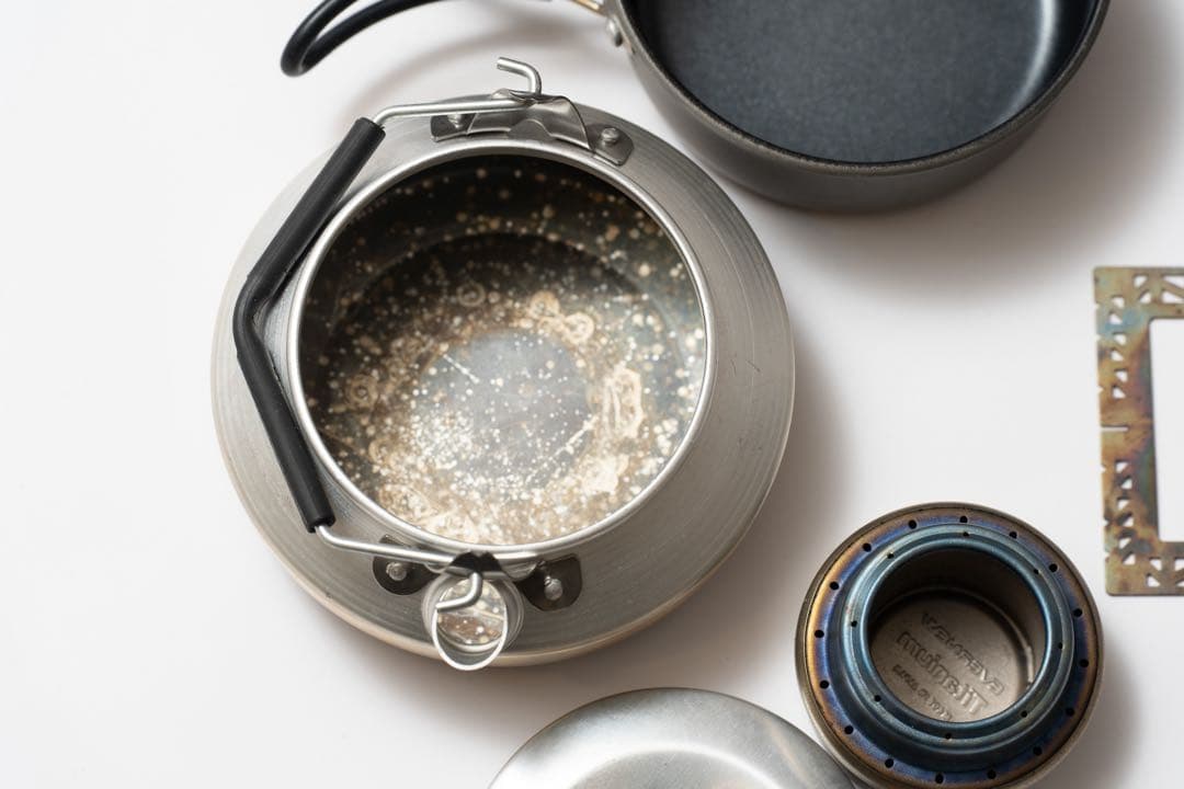 アウトドア クッカーセット 軽量　エバニュー、プリムス等