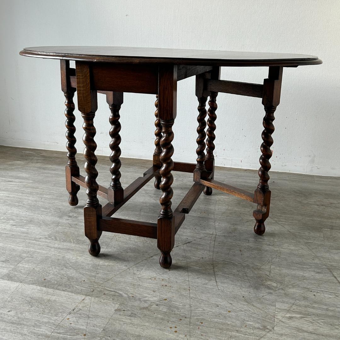 イギリス アンティーク家具 ゲートレッグテーブル 1930年頃 742A