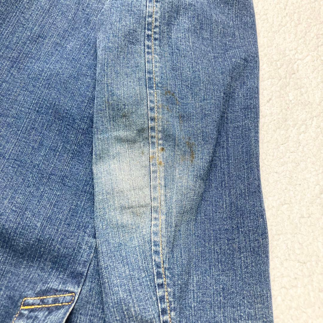 バーバリーブラックレーベル デニム アンコンジャケット ノバチェック