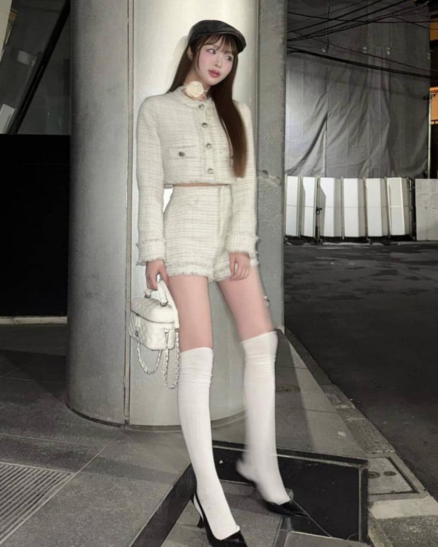 Darich コンパクトフリンジツイードショートパンツ M