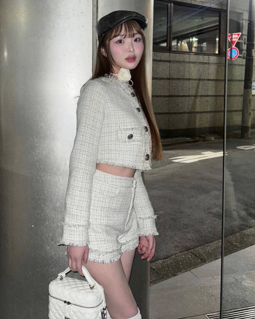 Darich コンパクトフリンジツイードショートパンツ M