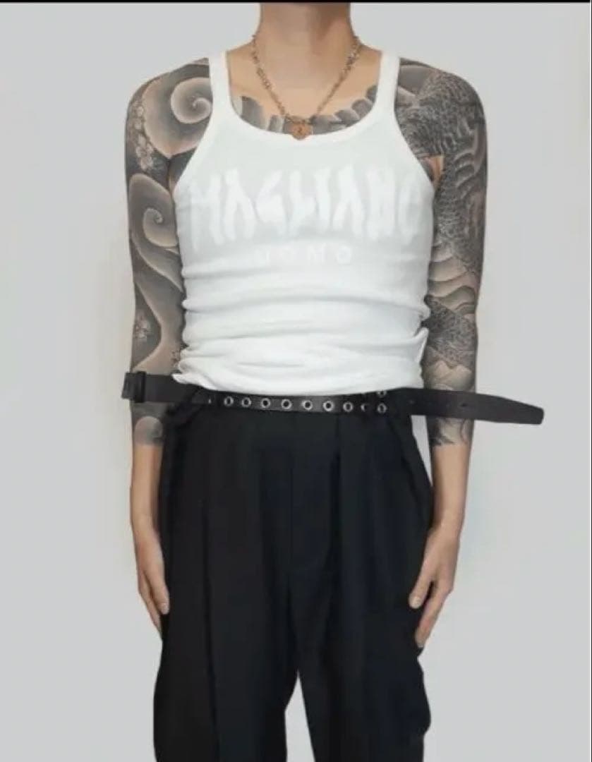 トップス Magliano dirty white tank top