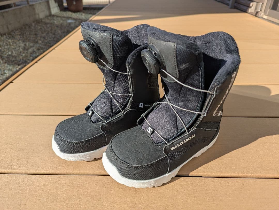 SALOMON WHIPSTER BOA 子供用スノーボードブーツ 22cm
