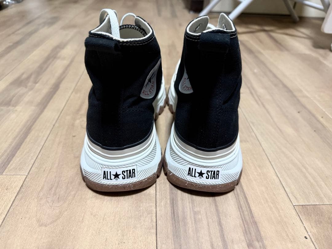 美品✨コンバースオールスターconverse 厚底ハイカットスニーカー 25.5