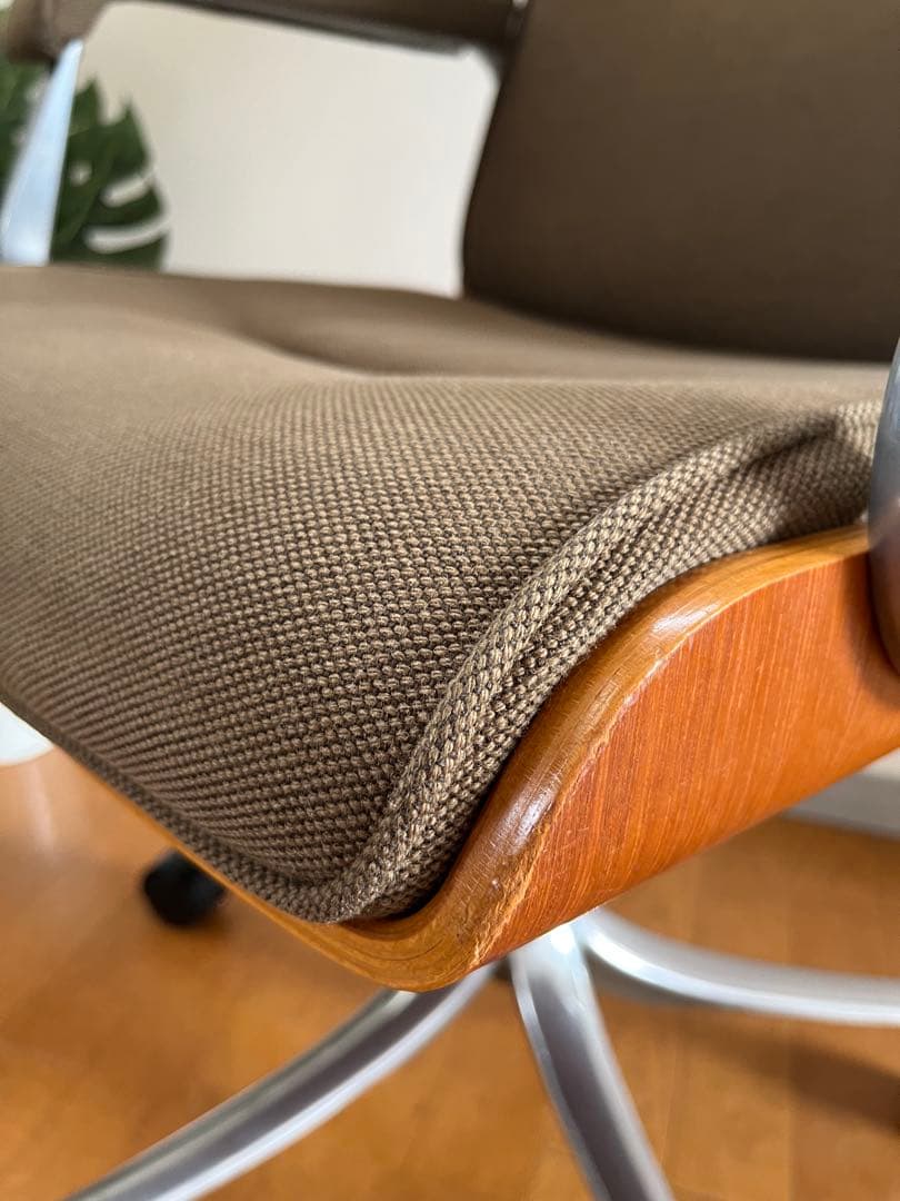 ヴィンテージ　プライウッド　デスクチェア　ミッドセンチュリー　レトロモダン　椅子