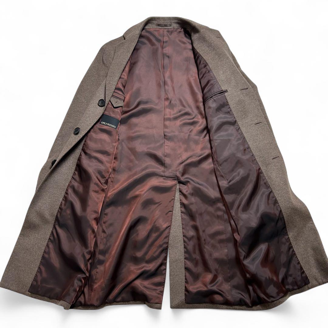 【美品】ONLY PREMIO カシミヤ100% チェスターコート 48