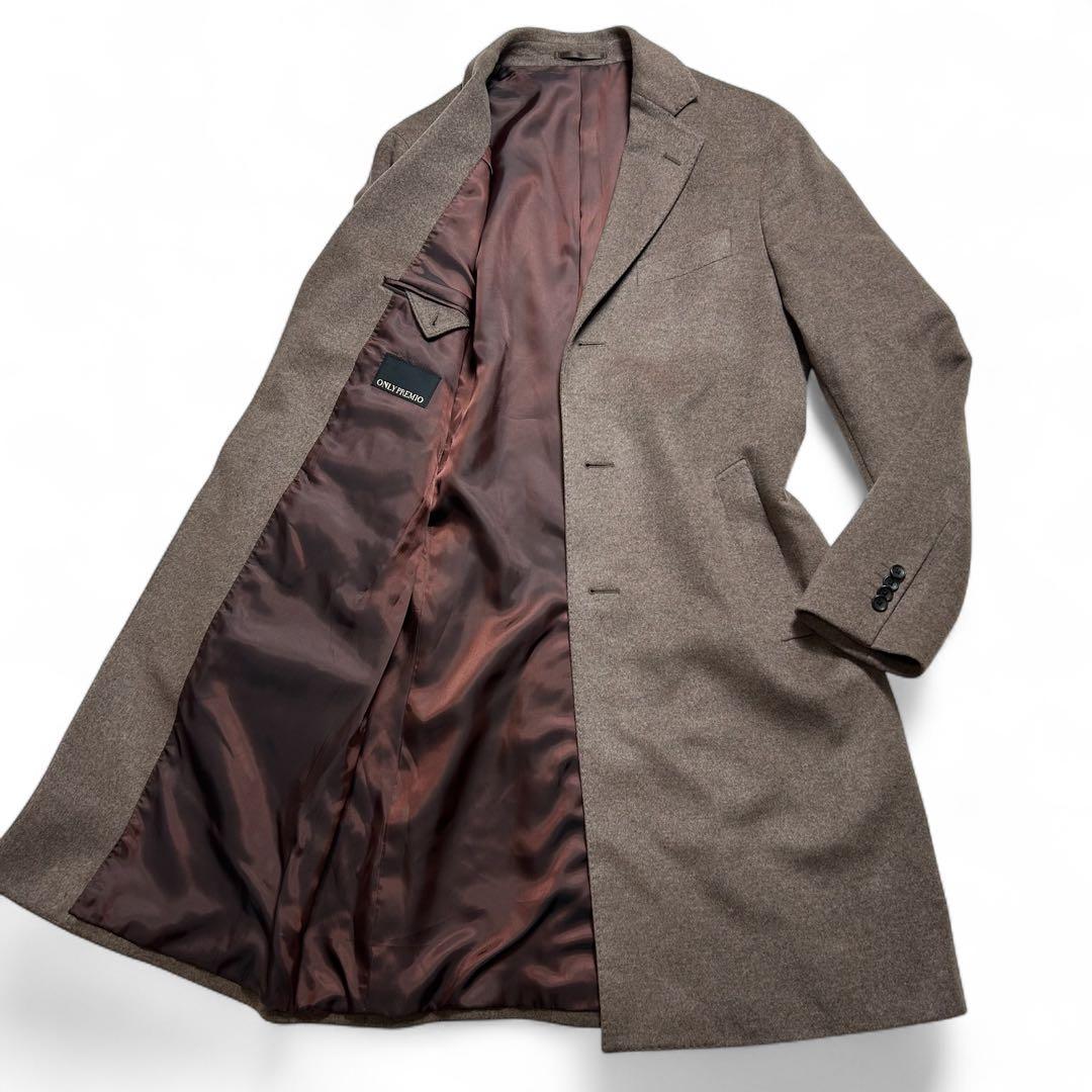 【美品】ONLY PREMIO カシミヤ100% チェスターコート 48