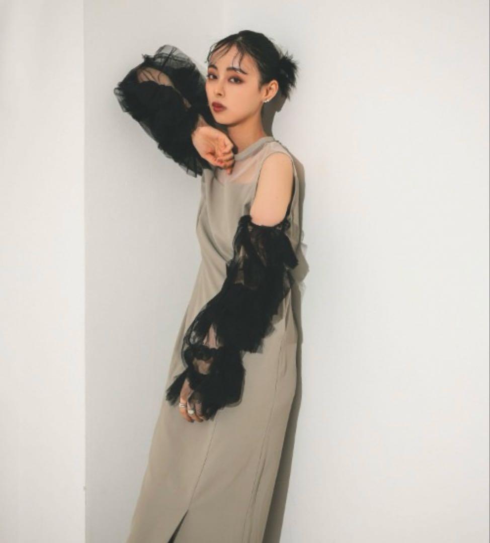 チュール ドレス パーティードレス 結婚式 同窓会 お呼ばれワンピース